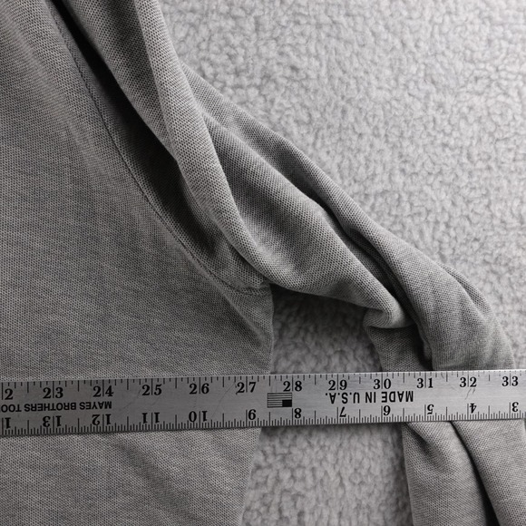 Vineyard Vines Quarter Zip Pullover Sweatshirt Gray Men's XXL Pima Cotton Golf - Picture 5 of 6